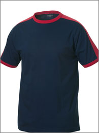 T-shirt-med-kontrast-