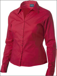 Dame-Skjorte-Stretch-poplin