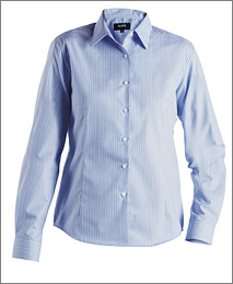 Stribet-Easy-Iron-Dame-Skjorte