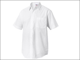 Kampagneskjorte-Poplin,-korte-ærmer