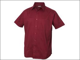 Twill-skjorte-herre-kort�rmet