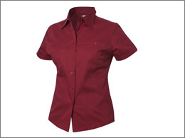Twill-skjorte-lady-korte-�rmer