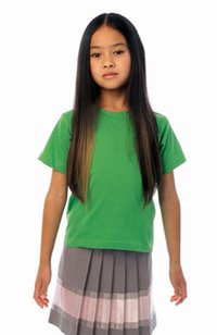 Børne-T-Shirt-Farvet