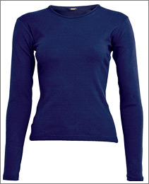 T-shirt-Dame-lange-ærmer