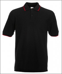 Poloshirt-bomuld-med-kontrast