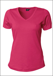 Interlock-T-Shirt-Lady-V-Hals