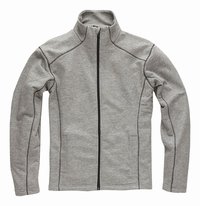 Cardigan-Sweat-Kontrast