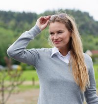 Finstrikket-dame-pullover-