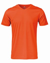 Active-T-Shirt-V-Hals-Brn