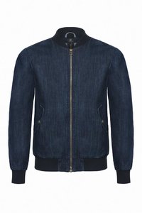 Denim-bomber-jakke