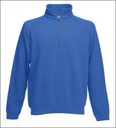 -Sweatshirt-lynlås