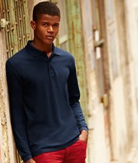 Polo-shirt-premium-langrmet-