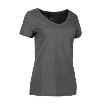 Fittet-dame-t-shirt-med-v-hals