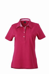Ladie's-polo-shirt-bomuld
