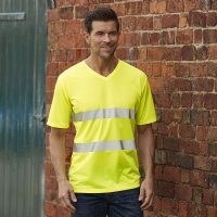 Hi-Vis-top-cool-v-hals-t-shirt