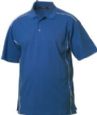 Herre poloshirt bomuld kontrast