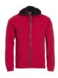Klassisk hoodie full zip