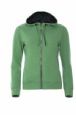 Klassisk hoodie full zip dame