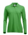 -Langrmet dame polo shirt