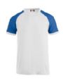 Dame t-shirt med kontrast