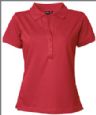 Poloshirt Ensfarvet Lady