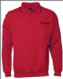 Polosweatshirt Kontrast