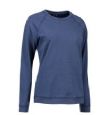 Sveatshirt dame i casuel udskret O hals