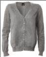 Strikpullover Cardigan Lady