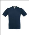V-halset t-shirt farvet