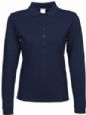 Langrmet stretch dame polo shirt