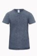 Denim t-shirt herre