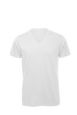 Organic cotton V-hals farvet