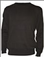 Strikbluse klassisk unisex