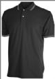 Herre poloshirt kontrast