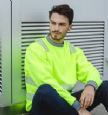 Pro-Dry behandlet sweatshirt m reflex