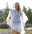 Regnponcho i 5 farver 