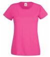 Dame value t-shirt farvet