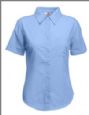 Skjorte lady fit poplin kortrmet