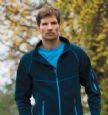 Fleece cardigan herre