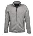 Herre strik fleece jakke