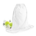 Gymnastik pose i hvid polyester 74 g