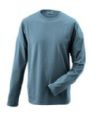 Elastisk langrmet t-shirt