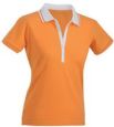 Dyb V-hals dame Polo
