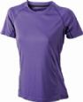 Dame lbe t-shirt med reflex