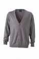 V-Neck bomulds cardigan
