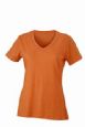 V halset dame t-shirt