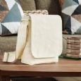 Skuldertaske i canvas mini fairtrade cotton