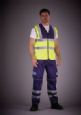 Hi Vis sikkerheds vest 24 farver