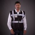 Hi Vis sikkerhedsvest m lommer 18 farver